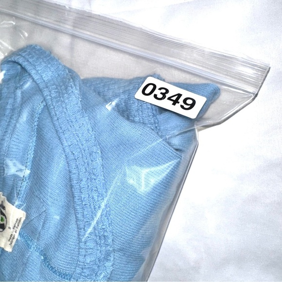 Free People Women’s Sz S Blue Long Sleeve Oversized Soft Knit Shirt We The Free - Picture 14 of 14